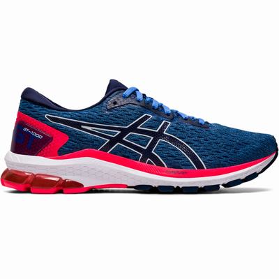 Asics Gt-1000 9 - Naisten Juoksukengät - Sininen/Laivastonsininen